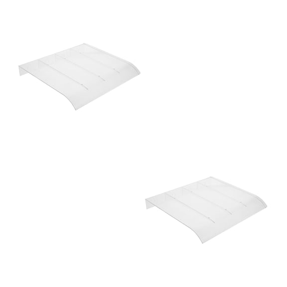 DINHEAROM Pc Window Door Awning, Durable and Anti-Aging, Uv and , Easy to Install, 2Pcs