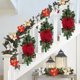 thumbnail image 4 of Guirnalda Escaleras Puerta Delantera Decoración Navidad Ganfancp, 4 of 6