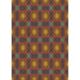 thumbnail image 1 of Ahgly Company Machine Washable Indoor Rectangle Transitional Purple Maroon Purple Area Rugs, 3' x 5', 1 of 7