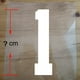 thumbnail image 5 of Parches termoadhesivos de color rojo y negro de 5 a 23 cm con letras para hacer tú mismo, para camisetas de baloncesto, fútbol y ropa, 5 of 5