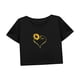 thumbnail image 5 of Camiseta corta para mujer, ropa de verano, cuello redondo, para viajes de vacaciones, camping, viajes M, 5 of 7
