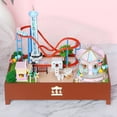 thumbnail image 2 of Niños DIY 3D casa de muñecas en miniatura Manual parque de atracciones modelo casa de muñecas juguetes JShteea El nuevo, 2 of 7