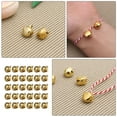thumbnail image 3 of WHAMVOX  200 Pcs Bell Crafts Accessories Adult Christmas Mini Bells Golden, 3 of 8