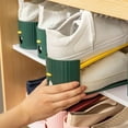 thumbnail image 2 of Qocolhg Shoes Storage Rack, Home Organization Shoe Racks, Double Layer Shoe Holders Versatile and Strong Rack for Family Use and Student Dorms, Space Saving, Green, 2 of 6