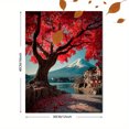 thumbnail image 3 of Mount Fuji Red Maple Canvas Print, Japanese Mountain Seasonal Art, Elegant Living Room & Office Wall Decor, 3 of 8