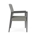 thumbnail image 2 of Pemberly Row Waiting Reception Guest Chair Wood Frame in Gray, 2 of 5