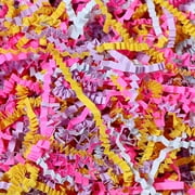 Feildoo Shred Paper Filler (1/10LB) Crinkle Cut Paper for Wrapping & Filling Gift Basket Gift Boxes, Kraft-Decoration Raffia Contains Bow , B# Fiesta Blend 7, Y18Q9O9S