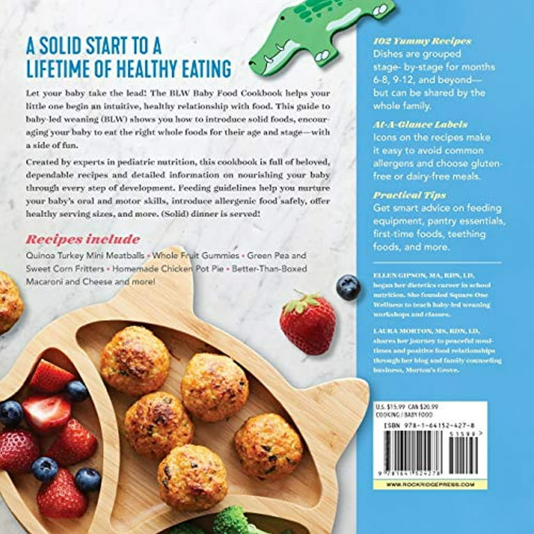  BLW Baby Food Cookbook: A Stage-by-Stage Approach to Baby-Led  Weaning with Confidence: 9781641524278: Gipson MA RDN LD, Ellen, Morton MS  RDN LD, Laura: Libros