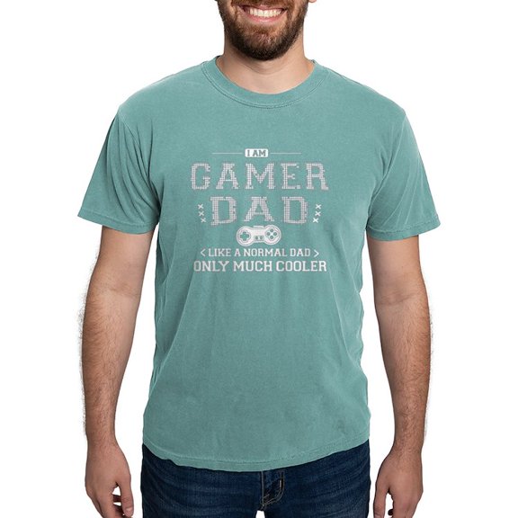 CafePress - Gamer Dad T Shirt - Mens Comfort Colors Shirt