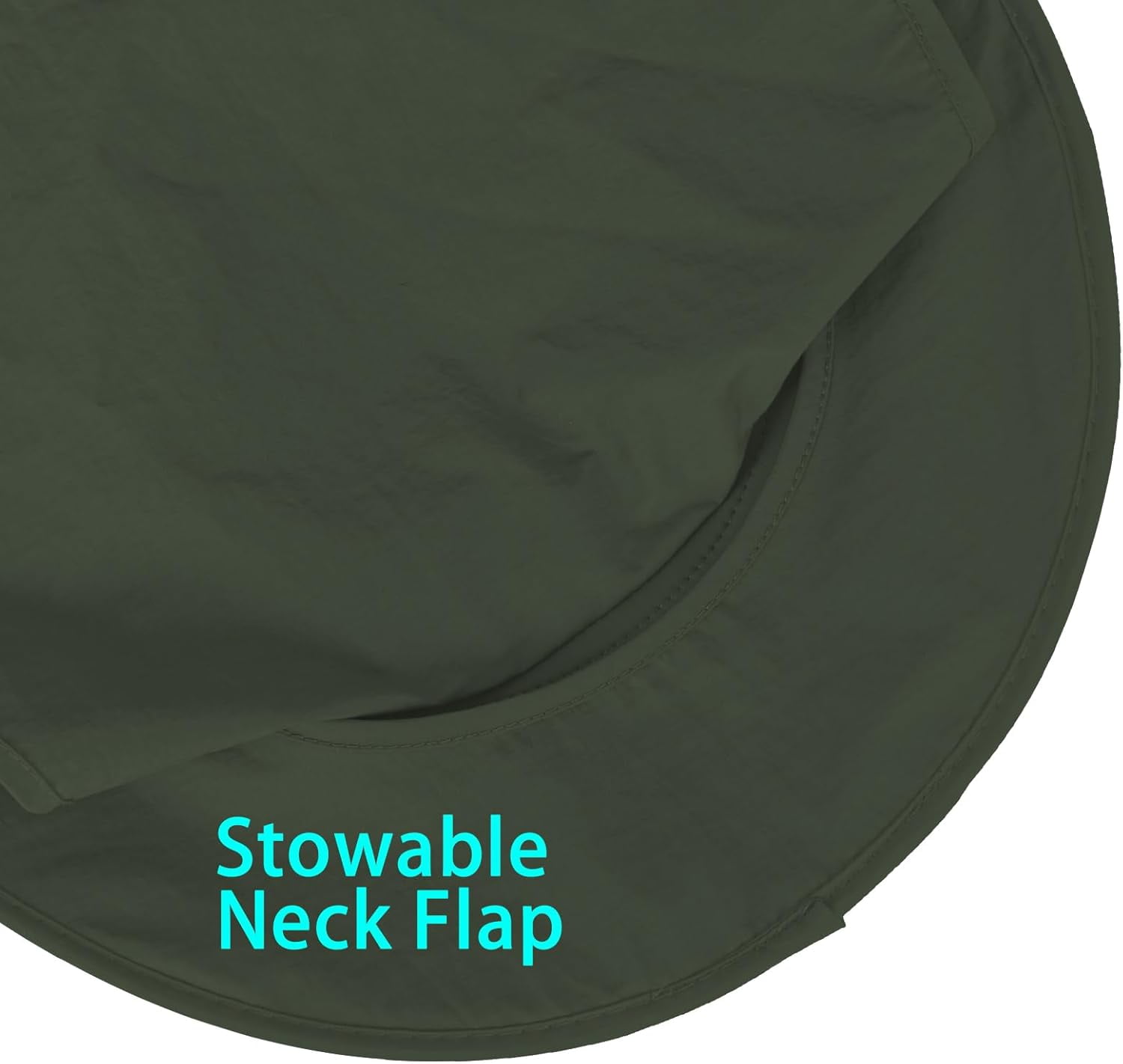 Stcylzfu Breathable UPF 50+ Fishing & Safari Hat with Wide Brim and Protective Neck Flap for Extended Sun Exposure