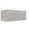 thumbnail image 4 of vidaXL 4 Piece TV Cabinet Set Concrete Grey Engineered Wood, 4 of 5