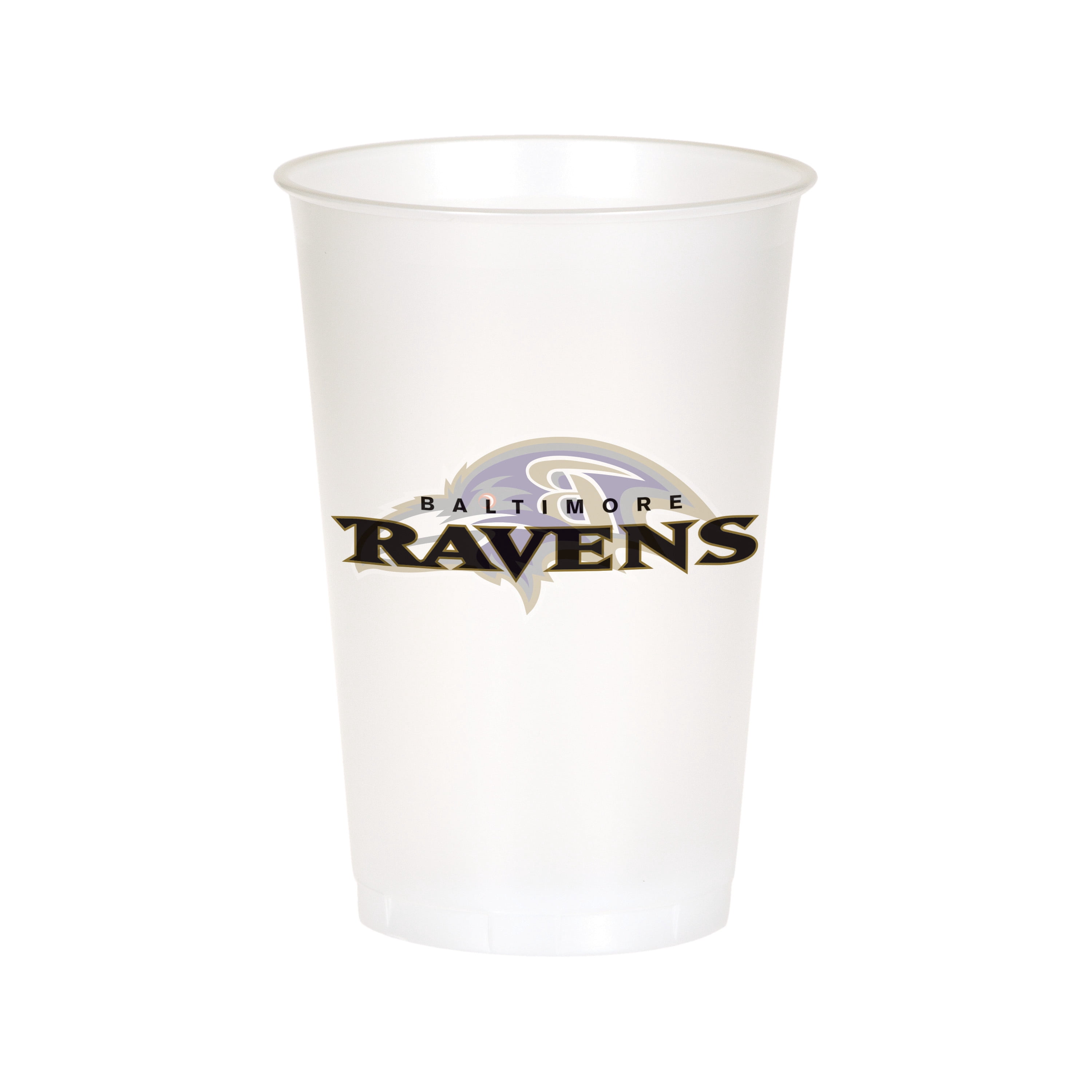 Baltimore Ravens Plastic Cups, 24 Count for 24 Guests