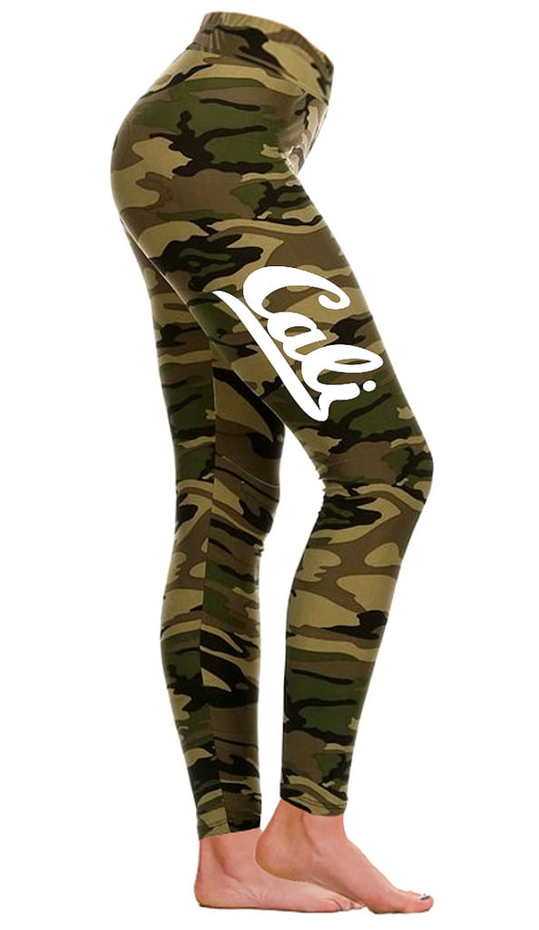 Junior's White Cali Camo Athletic 