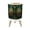 Color 3, variant on Small Trash Can with Lid Luxury Emerald Monstera Palm Leaf 1.8 Gallon Dog Proof Trash Can Round Garbage Can Waste Bin Wastebasket for Bathroom Bedroom Living Room