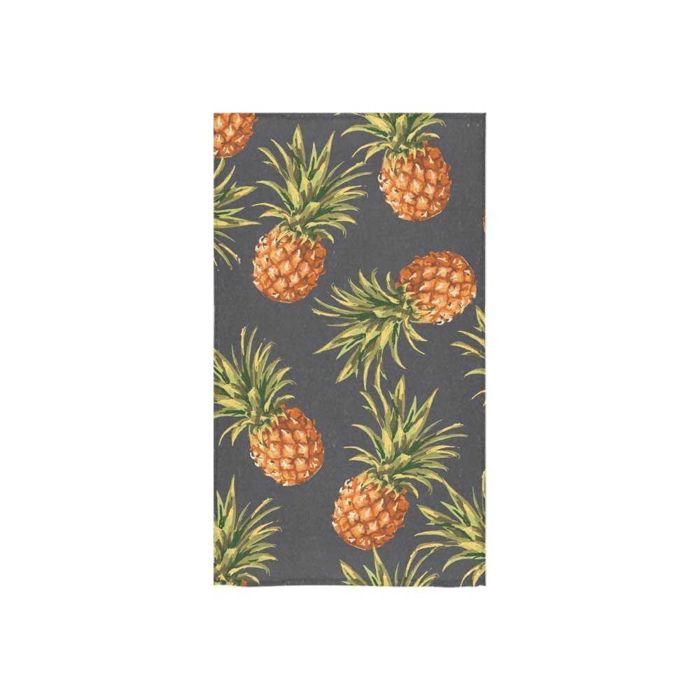 pineapple bathroom hand towels