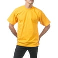 thumbnail image 3 of Pro Club Men's Heavyweight Cotton Short Sleeve Crew Neck T-Shirt, 3 of 5