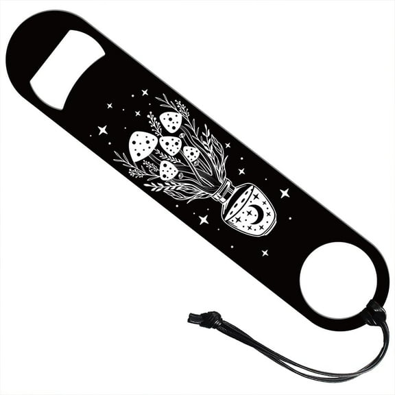 1pc Mushroom Bottle Theme Beer Bottle Opener Stainless Steel Bar Bottle Opener Bar Key
