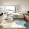 thumbnail image 3 of ODIKA 3'x5' Machine Washable Non-Slip Area Rug, Abstract Greige High Traffic Rug, Beige, 1050073, 3 of 7