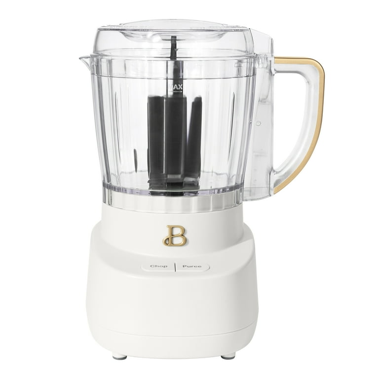 Beautiful by Drew Barrymore 3-Cup Food Chopper, White Icing photo 1