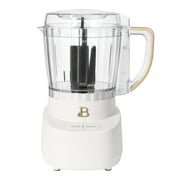 Beautiful by Drew Barrymore 3-Cup Food Chopper, White Icing