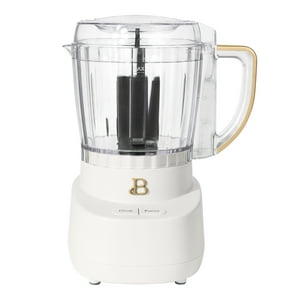 Beautiful by Drew Barrymore 3-Cup Food Chopper, White Icing