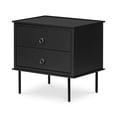 thumbnail image 2 of Moe's Home Collection Reagan Nightstand Black Wood Nightstands, 2 of 6