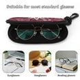 thumbnail image 4 of W-W-E Sunglasses Case, Ultra-Light Neoprene Zipper Eyeglass Case with Belt Clip, Soft Protective Glasses Pouch, 7.1x3.1 Inch, 4 of 8