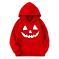 thumbnail image 3 of zbxnLI Boys Girls Halloween Hoodies Cute Graphic Long Sleeve Sweatshirts Hooded Pullover Tops with Pocket, 3 of 4