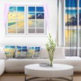 thumbnail image 1 of Closed Window to Ocean Sunset - Oversized Landscape Wall Art Print, 1 of 3