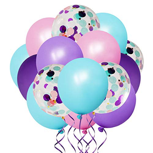 Premium Quality High Grade Party Latex Balloons for Carnival 100 Pieces 12 Inches White & Blue & Dark Blue Balloons New Year Supplies & Baby Showers Festivals Three Colours Birthday Parties
