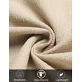 thumbnail image 5 of COOFANDY Men's Casual Shorts Khaki 9 inch Regular Fit Beach Summer Shorts Lightweight Elastic Waist Drawstring Shorts, 5 of 6