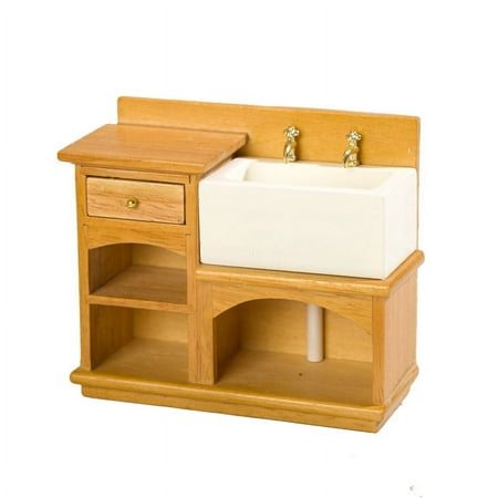 

NUOLUX Decorative Mini House Decoration Adorable Miniature Furniture Mini Sink Cabinet Decor