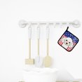 thumbnail image 3 of American Flag and White Poodle Pair of Pot Holders, 3 of 3