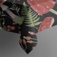 thumbnail image 4 of Red Mushroom Fern Black Pattern Rectangle Tablecloth 60"x102",Waterproof Polyester Rectangle Table Cloth, Wipeable Spillproof Polyester Tablecloth for Dining, Camping, Indoor and Outdoor, 4 of 6