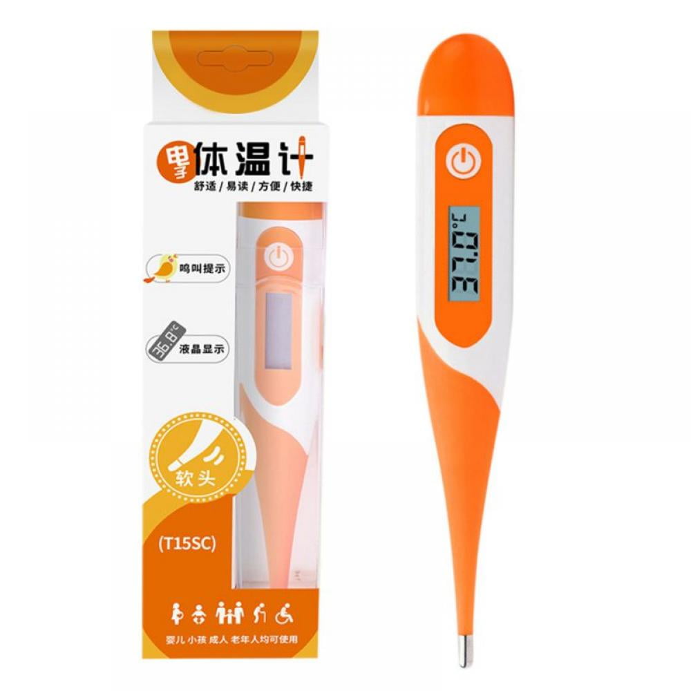 Accurate and Fast Readings Easy to Use and Portable Digital Thermometer for Adults and Kids,Large LCD Digital Thermometer High Precision Rectal Oral and Underarm Medical Thermometer 