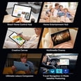 thumbnail image 6 of Tablet 2026 Android 16 AI Tablet with Gemini AI, 11 Inch FHD Display, 24GB RAM 128GB ROM /2TB TF, T7250 CPU+13MP Camera, 8000mAh, Widevine L1, 2 in 1 Tablets with Keyboard Mouse Stylus, Blue, 6 of 10