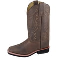 thumbnail image 1 of Bota de vaquero de cuero de caballo loco oscuro Pueblo de 10 "para mujer - Talla EE. UU.: 8 Smoky Mountain Boots 6520-8M, 1 of 1