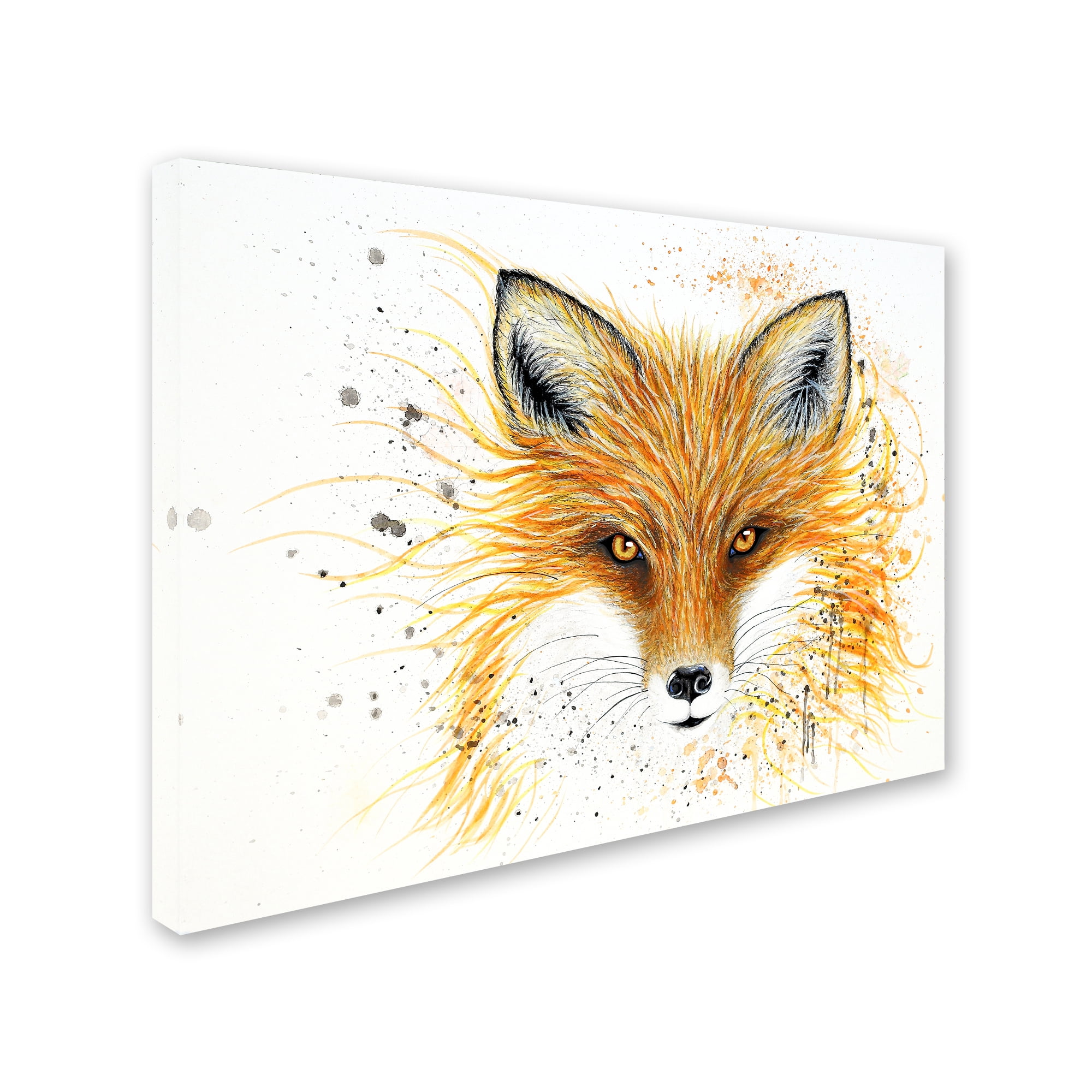 Trademark Fine Art 'Fox Fire' Canvas Art by Michelle Faber