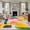 Multi, variant on 6'x9' Area Rugs, Abstract Geometric Indoor Outdoor Area Rug for Living Room Bedroom, Colorful Aesthetics Minimalist Washable Bathroom Rugs Kitchen Floor Carpet Mats Home Decor Aesthetic