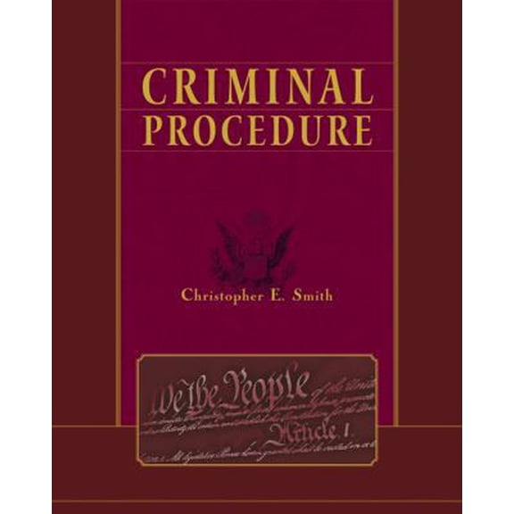 Pre-Owned Criminal Procedure (Hardcover) 0534612091 9780534612092