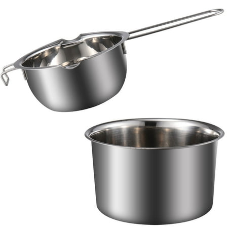 

Foxnovo 1 Set Double Boiler Pot Stainless Steel Chocolate Pot Chocolate Melting Pot