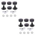 thumbnail image 4 of Ruiboury 12 Pieces/Set Drum Kit Cymbal Detachable Nonslip Percussion Instrument Pad Shown as Picture 2Set, 4 of 6