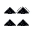 thumbnail image 4 of Sentmoon 4 Piece Carpet Corner Holders Reusable Double Sided Carpet Tape Grips To Stop Rug Curling and Sliding for Area Rugs On Tile Wood Floors In Living Room Bedroom, 4 of 7
