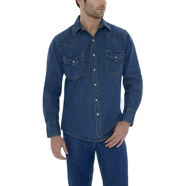 Ely cattleman hotsell denim shirt