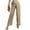 Khaki, variant on Women's Pants Casual Plain Straight Leg Khaki XS (2)