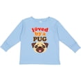 thumbnail image 3 of Inktastic Pug Dog Loved by a Pug Boys or Girls Long Sleeve Toddler T-Shirt, 3 of 5