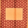 thumbnail image 1 of Ahgly Company Indoor Square Abstract Orange Modern Area Rugs, 4' Square, 1 of 4