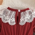 thumbnail image 4 of aidice Newborn Girl Clothes Infant Lace Bow Ruffle Onesie Cute Comfy Toddler Baby Clothes Fashion, 4 of 7