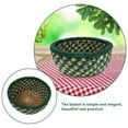 thumbnail image 3 of MLINS Rattan Woven Basket for Organizing Fruits Shallow Serving Tray for Kitchen Counter Decorative Basket for Living Room, 3 of 7