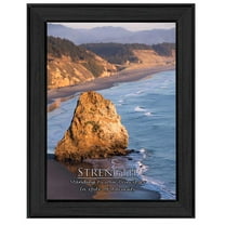 "Strength" By Trendy Decor4U, Printed Wall Art, Ready To Hang, Black Frame